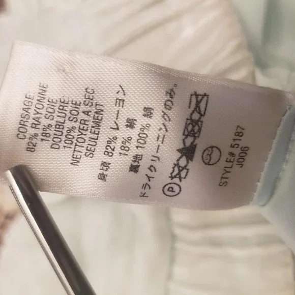 Juicy Couture Velvet Ruffle Tiered Light Pastel Mint Green Skirt - Size S Petite - Picture 8 of 12